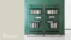 Libreria Presotto in metallo a prezzo Outlet: scopri Libreria tower