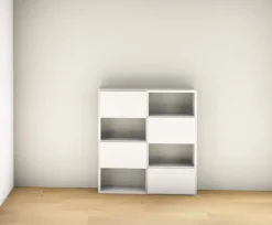 Libreria Sangiacomo in laccato opaco a prezzo Outlet: scopri Libreria modo