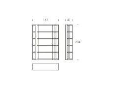 Libreria Sintesi stile moderno di Tonin casa scontata