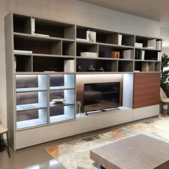 Libreria Sistema flexus Giellesse in stile design con forte sconto