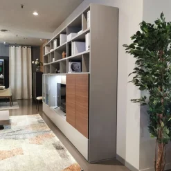 Libreria Sistema flexus Giellesse in stile design con forte sconto