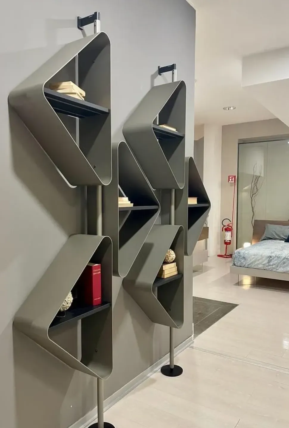 Libreria Spinnaker Cattelan italia in stile design a prezzi outlet