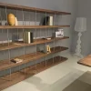 Libreria Studio renzo piano design  in stile design di Riva 1920 in OFFERTA OUTLET