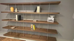 Libreria Studio renzo piano design in stile design di Riva 1920 in OFFERTA OUTLET