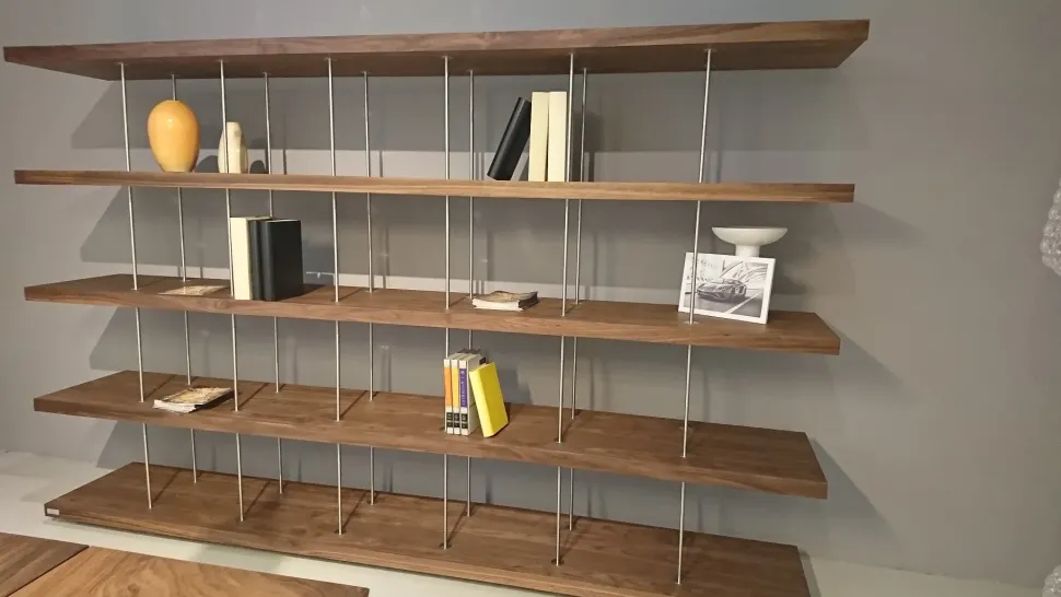 Libreria Studio renzo piano design in stile design di Riva 1920 in OFFERTA OUTLET
