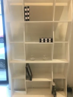 Libreria Swing Doimo idea in laccato opaco a prezzo Outlet