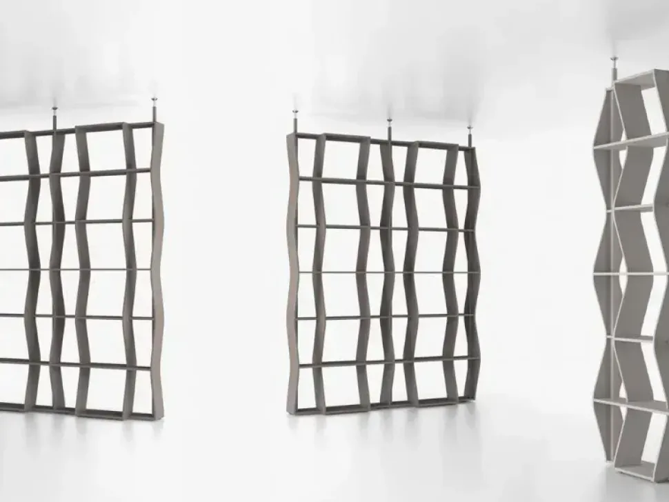 Libreria Swing in stile design di Doimo salotti in OFFERTA OUTLET