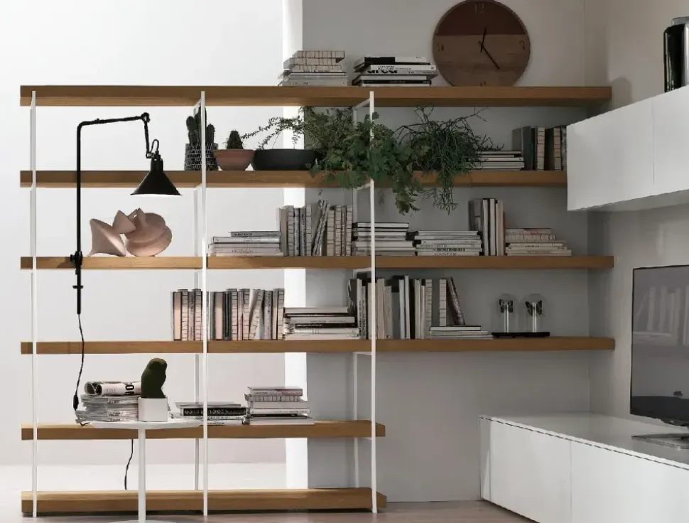 Libreria Tomasella in legno scontata -30%: scopri Fortebraccio skt4