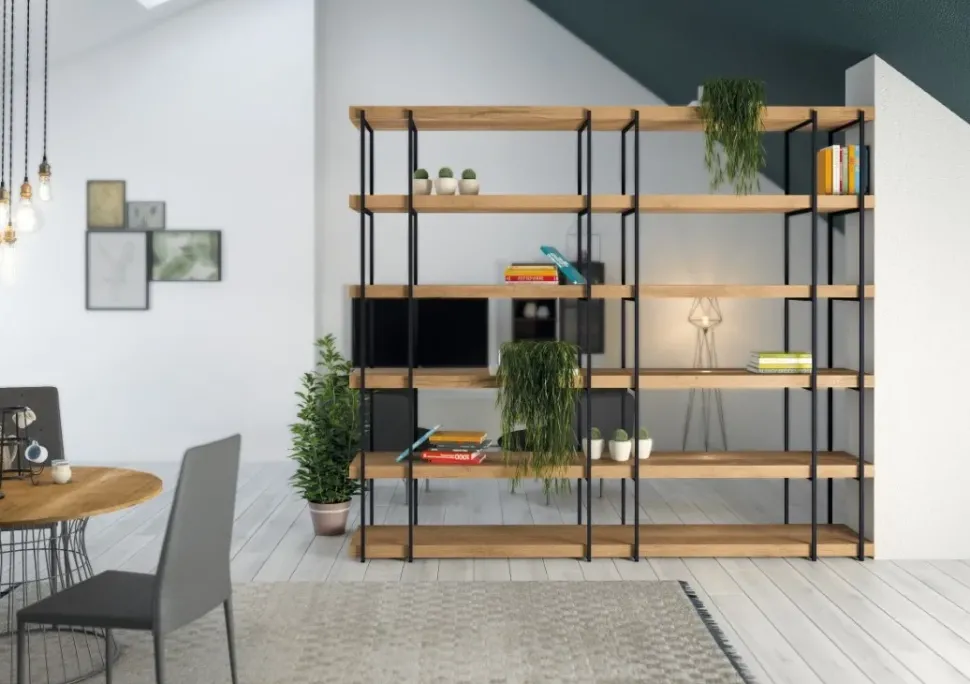 Libreria Tomasella in legno scontata -30%: scopri Fortebraccio skt4