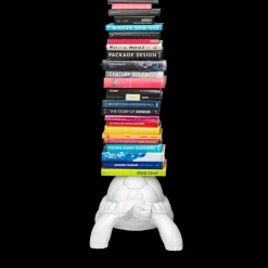 Libreria  turtle carry bookcase in stile moderno di Qeeboo in OFFERTA OUTLET