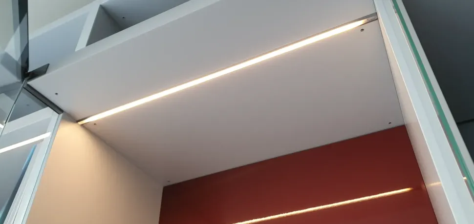 Libreria Wall system Poliform in stile design in offerta