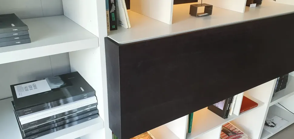 Libreria Wall system Poliform in stile design in offerta