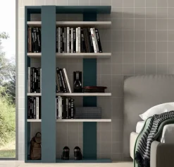 Libreria Zg mobili in laminato materico a prezzo scontato: scopri Next