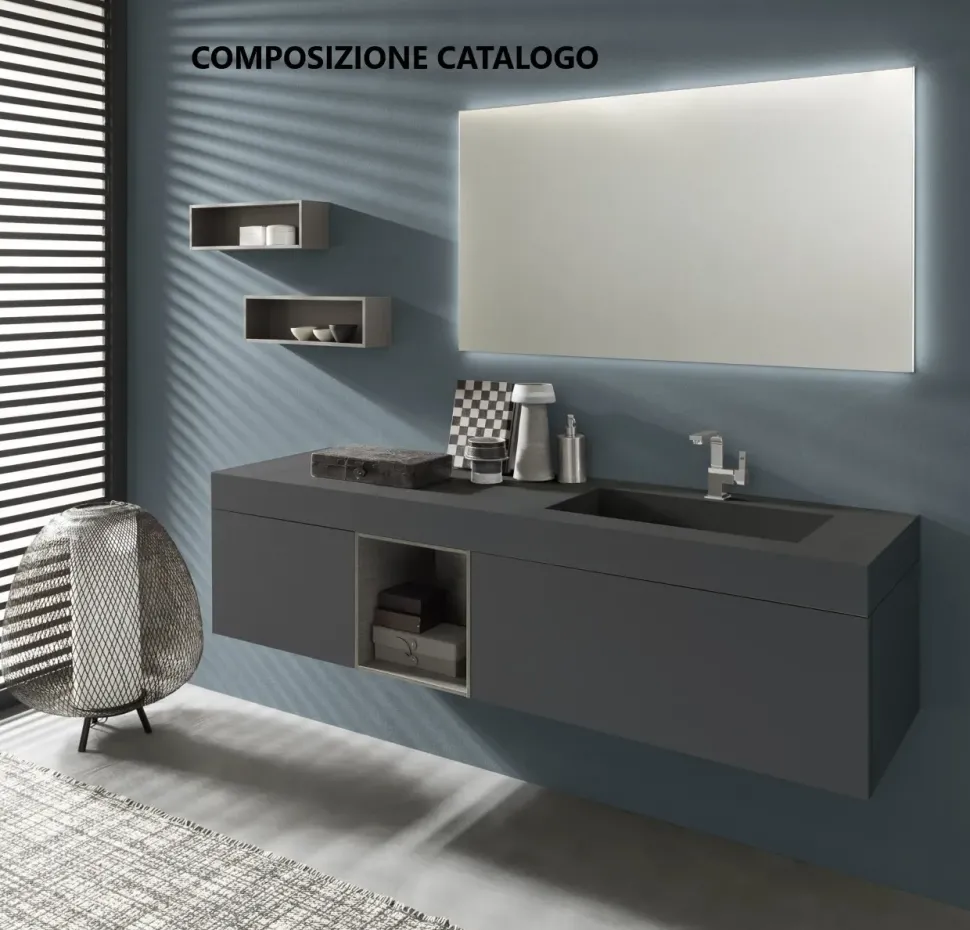 M system Baxar: mobile bagno sospeso A PREZZI OUTLET