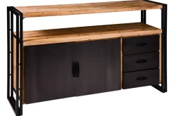 Madia Credenza 2 sportelli 3 cassetti industrial  in stile moderno di Outlet etnico in Offerta Outlet