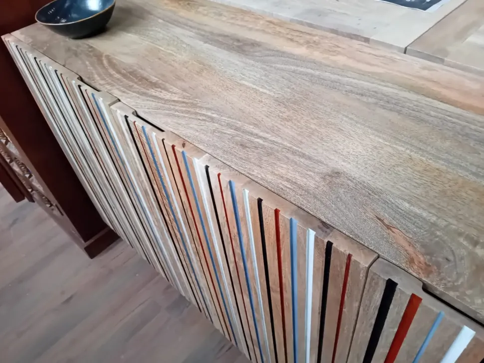 Madia Credenza line nordic 3 ante di Nuovi mondi collection a prezzi convenienti