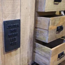 Madia Credenza madia newport jupiter vintage ante scorrevoli in stile moderno di Outlet etnico in Offerta Outlet