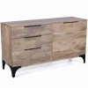 Madia Credenza mango dino 1a+3css di Outlet etnico in stile design scontata -26%
