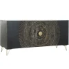 Madia Credenza mango nera 160 di Outlet etnico in stile design scontata -23%