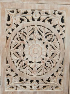 Madia Credenza oriente teak 120 di Outlet etnico in stile design scontata -30%