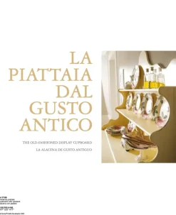 Madia Credenza piattaia f108 di Falegnameria italiana a prezzi convenienti