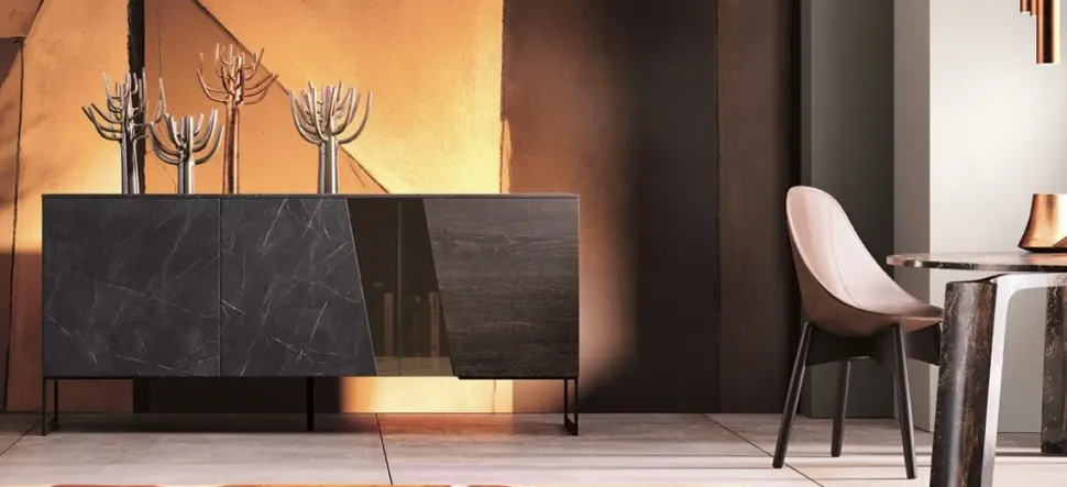 Madia Design vetro di Duebitalia in stile moderno in Offerta Outlet