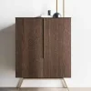 Madia di Artigianale in laminato materico Noce in Offerta Outlet