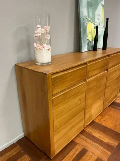 Madia di Artigianale in legno Alba a prezzo Outlet