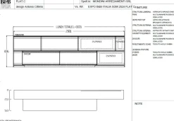 Madia di B&b italia in legno Flat a prezzo Outlet