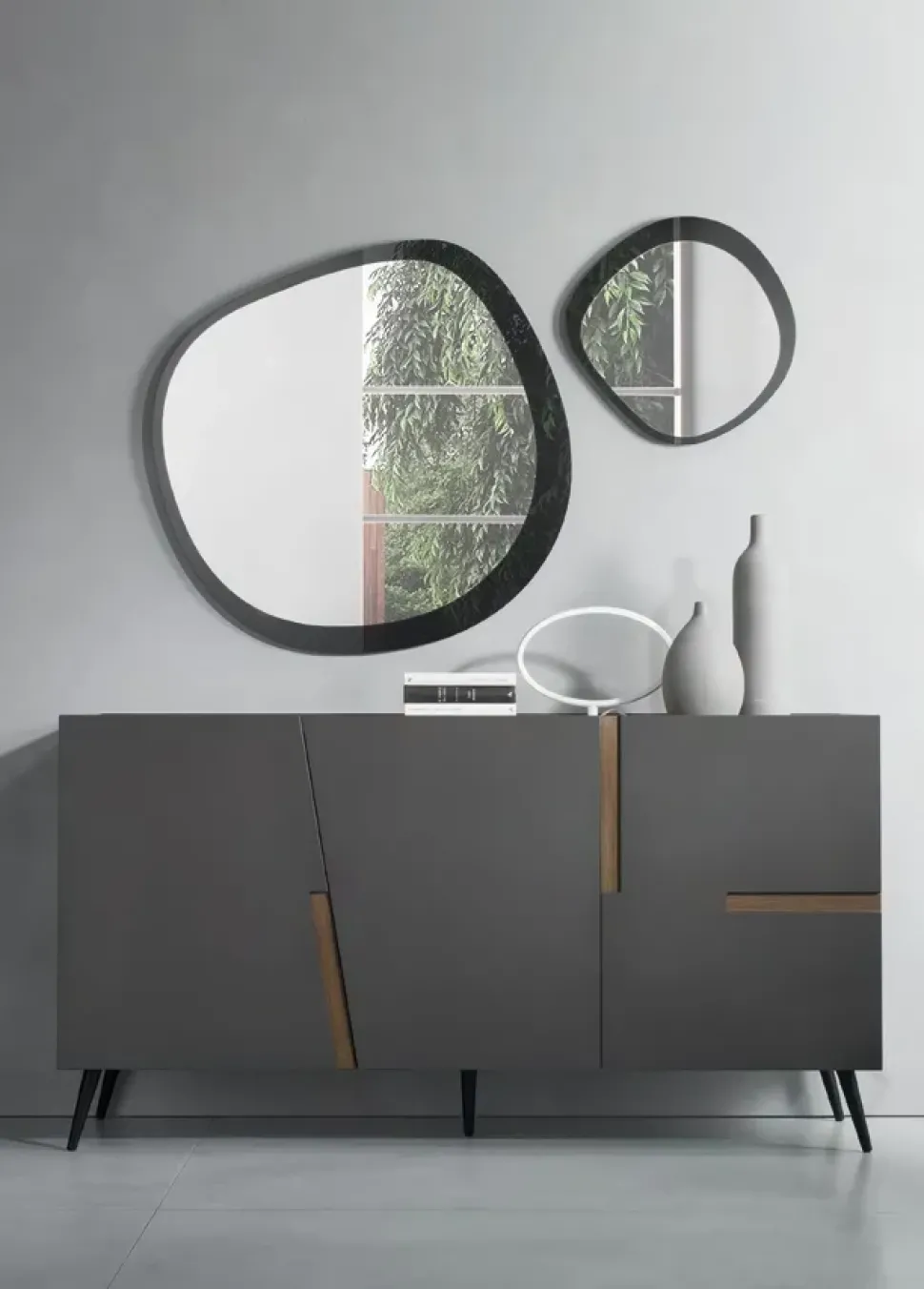 Madia di Capodarte in laminato opaco Girona in Offerta Outlet