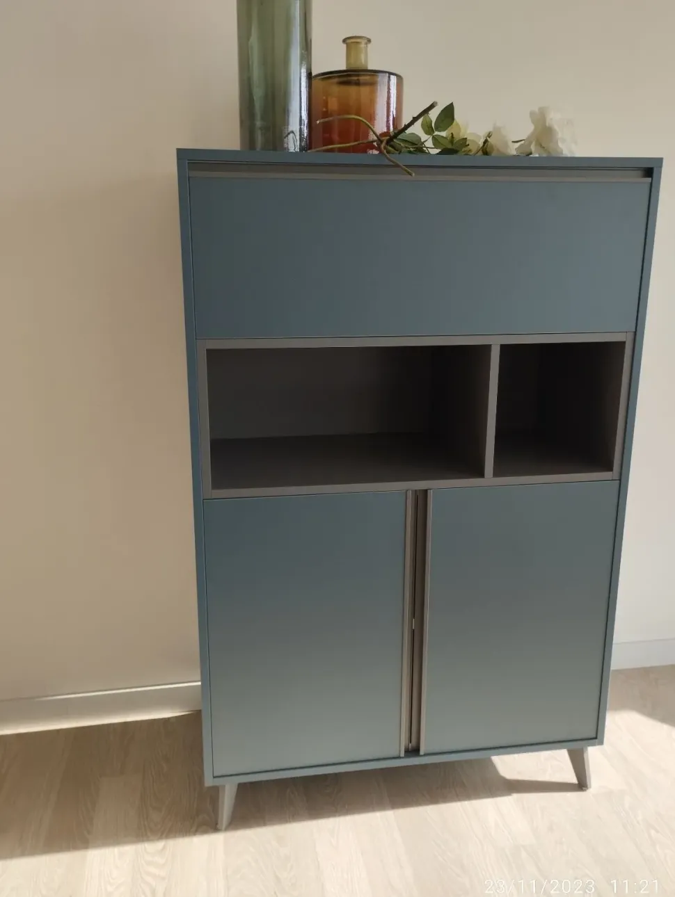 Madia di Colombini casa in laminato opaco Golf a prezzo Outlet