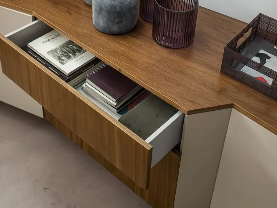 Madia di Compar in laccato opaco Vanity a prezzo scontato