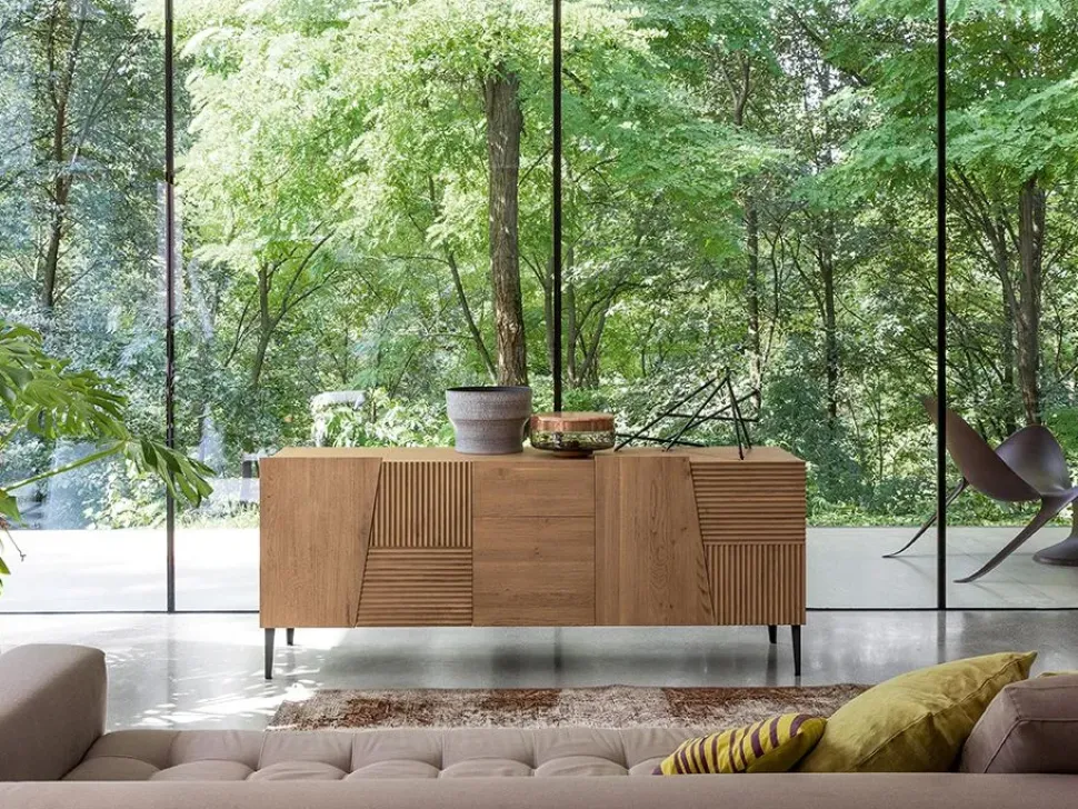 Madia di Devina nais in legno Madia zero.16 con decoro a prezzo riservato