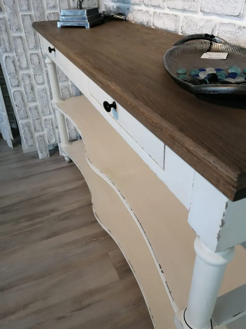 Madia di Dialma brown in legno Consolle a prezzo Outlet