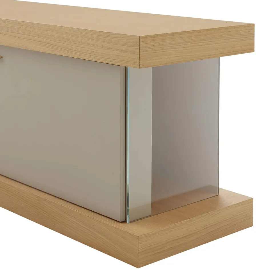 Madia di Forme’s in legno F2/form line 202 con pensili a prezzo riservato