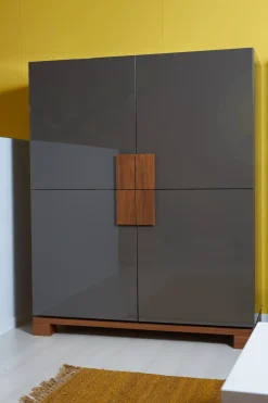 Madia di Jesse in laccato lucido Woody a prezzo Outlet