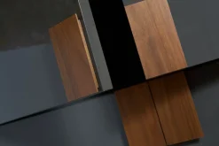 Madia di Jesse in laccato lucido Woody a prezzo Outlet