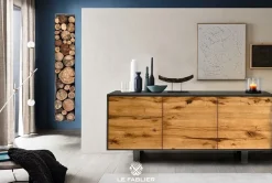 Madia di Le fablier in legno Atlanta a prezzo scontato