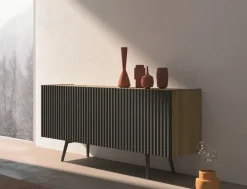 Madia di Mirandola nicola e cristano in laccato opaco Wave a prezzo Outlet