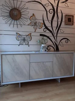 Madia di Mobilgam in laccato opaco Zen a prezzo Outlet