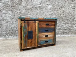 Madia di Outlet etnico in legno Madia credenza jupiter 120 riciclo in Offerta Outlet