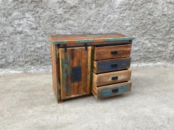 Madia di Outlet etnico in legno Madia credenza jupiter 120 riciclo in Offerta Outlet