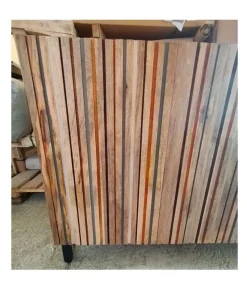 Madia di Outlet etnico in legno Credenza madia line  a prezzo scontato