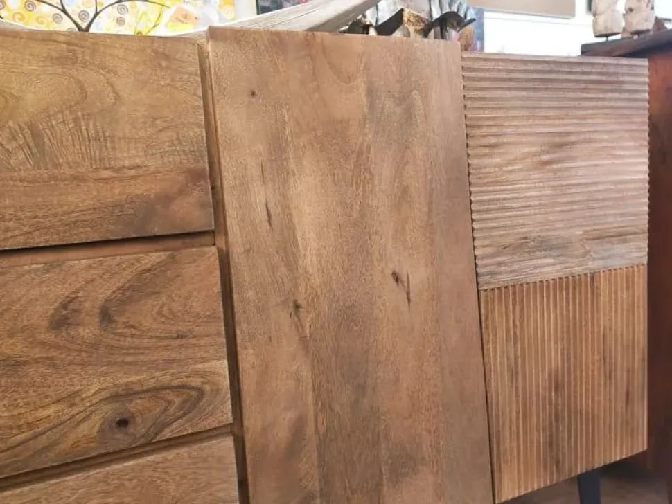 Madia di Outlet etnico in legno Etnica - moderna in Offerta Outlet