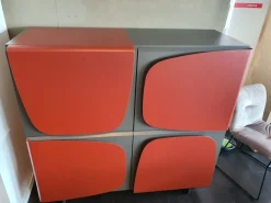 Madia di Ozzio in laccato opaco Trilogy a prezzo Outlet