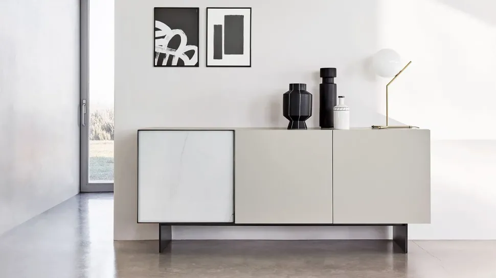 Madia di Presotto in laccato opaco Match in Offerta Outlet