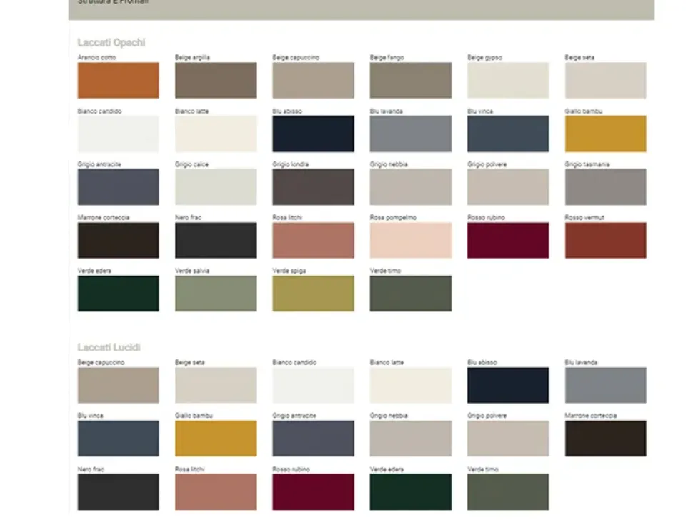 Madia di Presotto in laccato opaco Match in Offerta Outlet