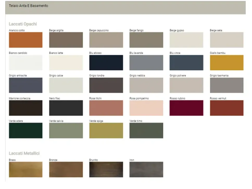 Madia di Presotto in laccato opaco Match in Offerta Outlet