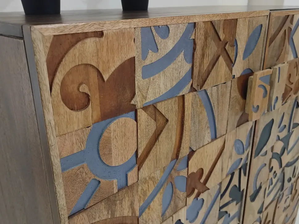 Madia di Stones in legno Nidra in Offerta Outlet