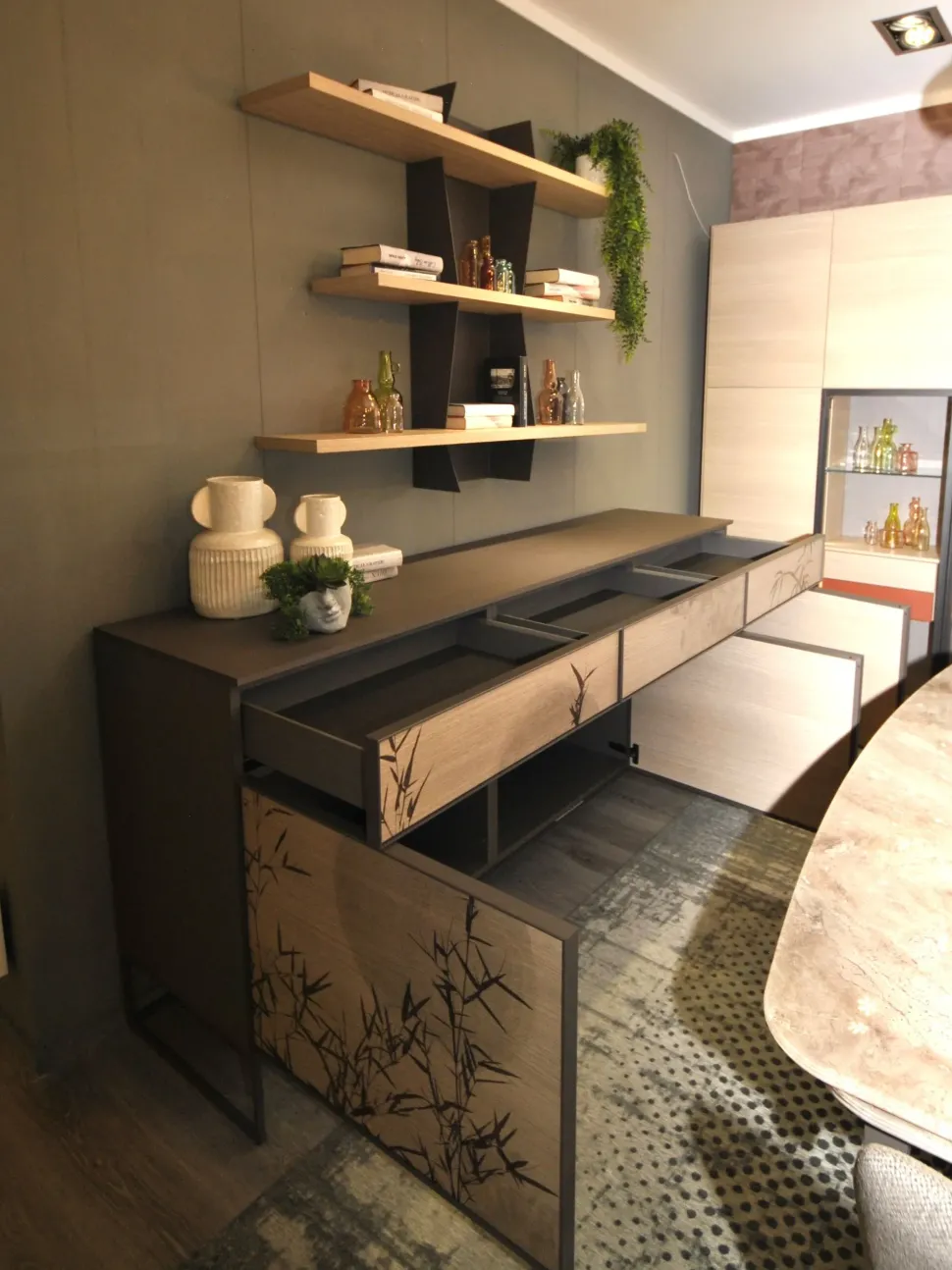 Madia di Tomasella in laminato materico Vinci a prezzo scontato